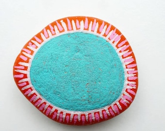 Personalise your own message painted stone