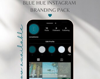 Blue Instagram Highlight Covers - Ocean Toned