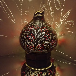 Verano Lámpara de calabaza hecha a mano Regalo de Navidad CasaIdeas de regalo de cumpleaños Regalo turco Lámpara casera Sala de estar Decoración de guardería
