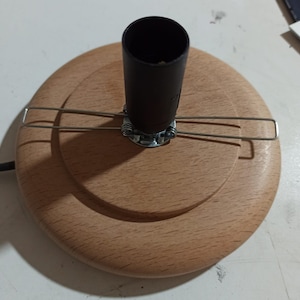 Wooden Gourd Lamp Base Included Electric Equipments E14 Bulb Holder