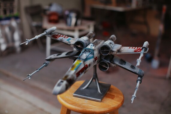 X wing Fighter Display PLA Statue Etsy Canada