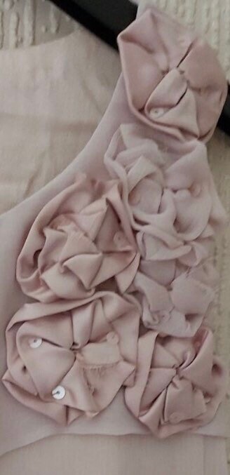 Image of Delightful Ax Paris Designer Blush Pink Party Dress Size , Quality Fully Lined