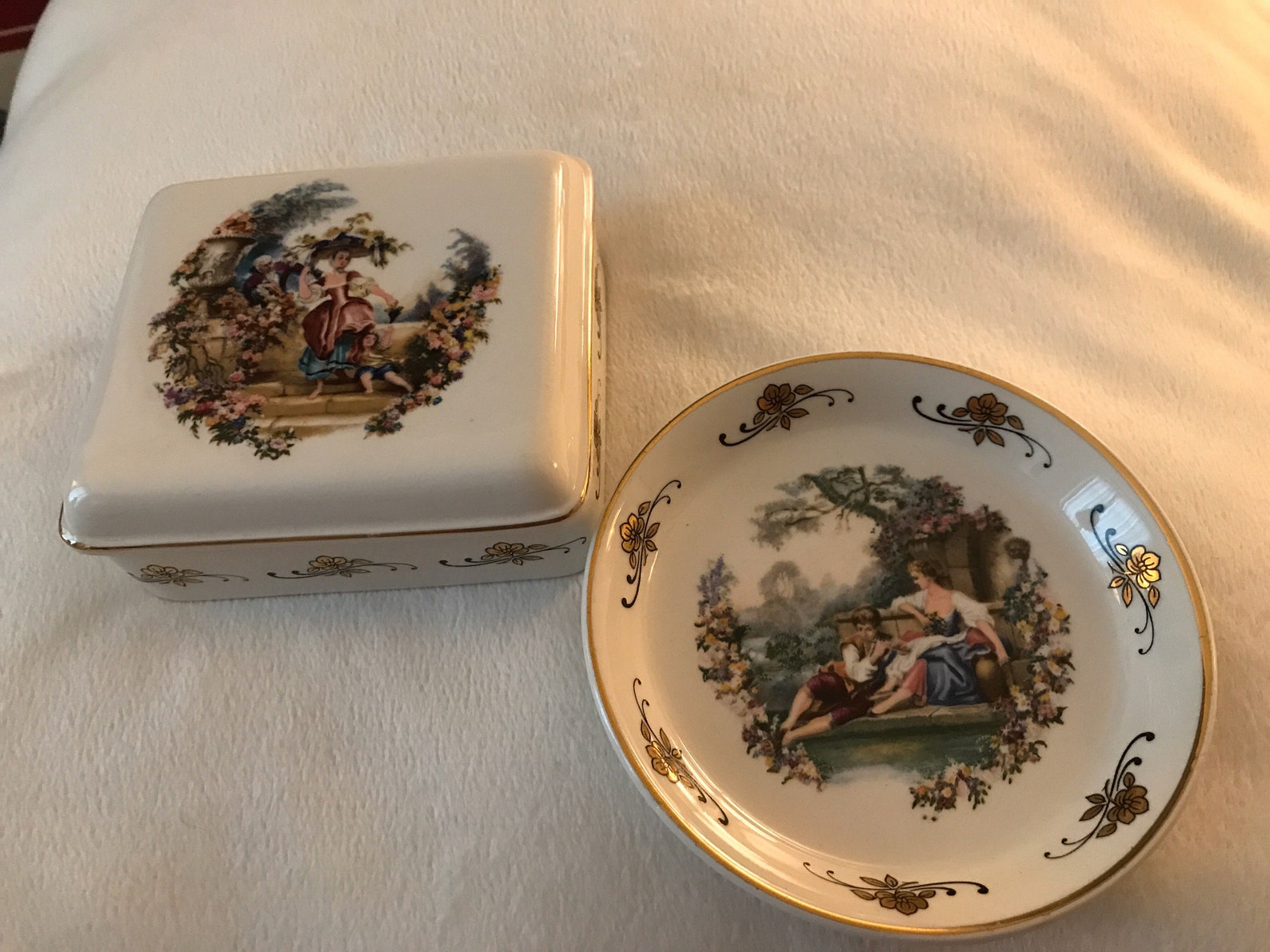 Exquisite Vintage Lord Nelson Pottery Trinket Dish & Lidded Etsy UK