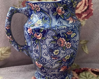 A Delightful 'James Sadler'  Rington Maling with a lovely Replice~Blue Floral Chintz Design.