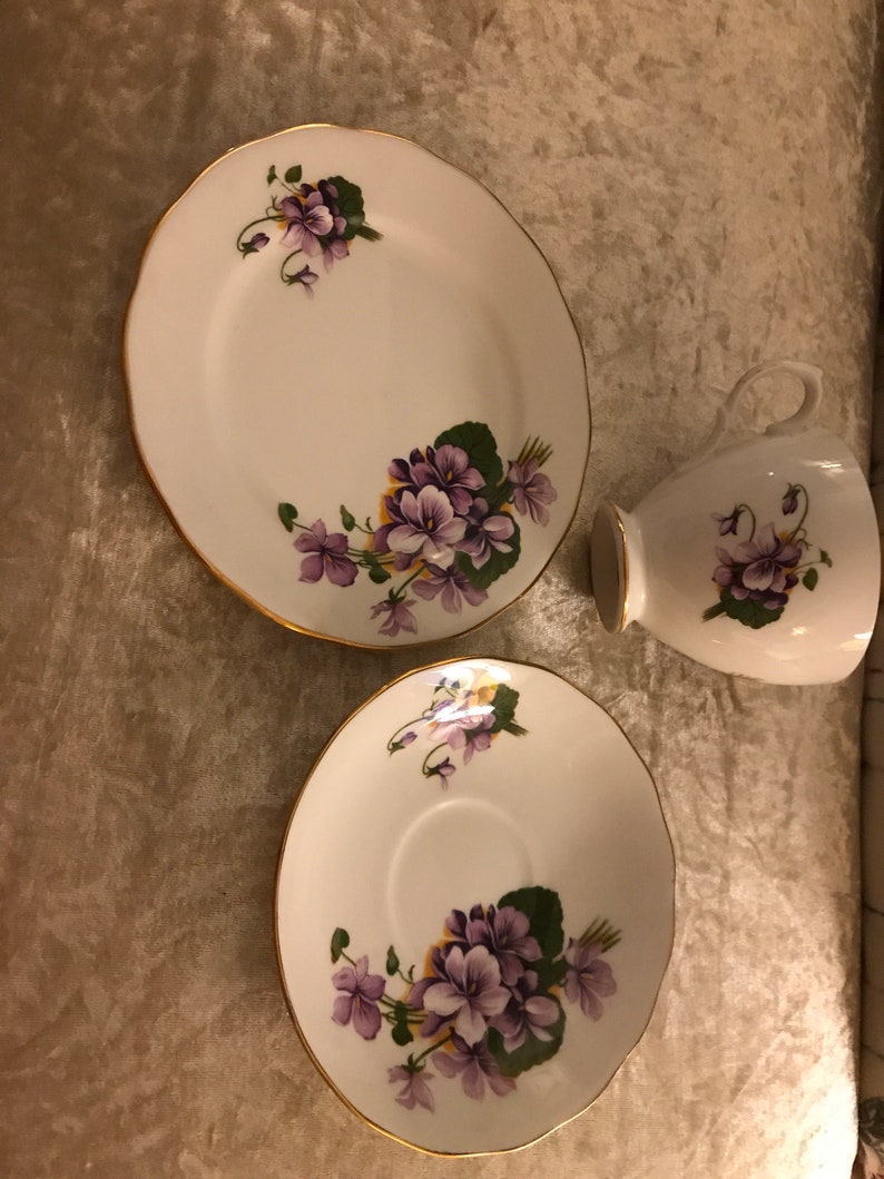 Delightful English Bone China Vintage Gainsborough Tea Set Etsy