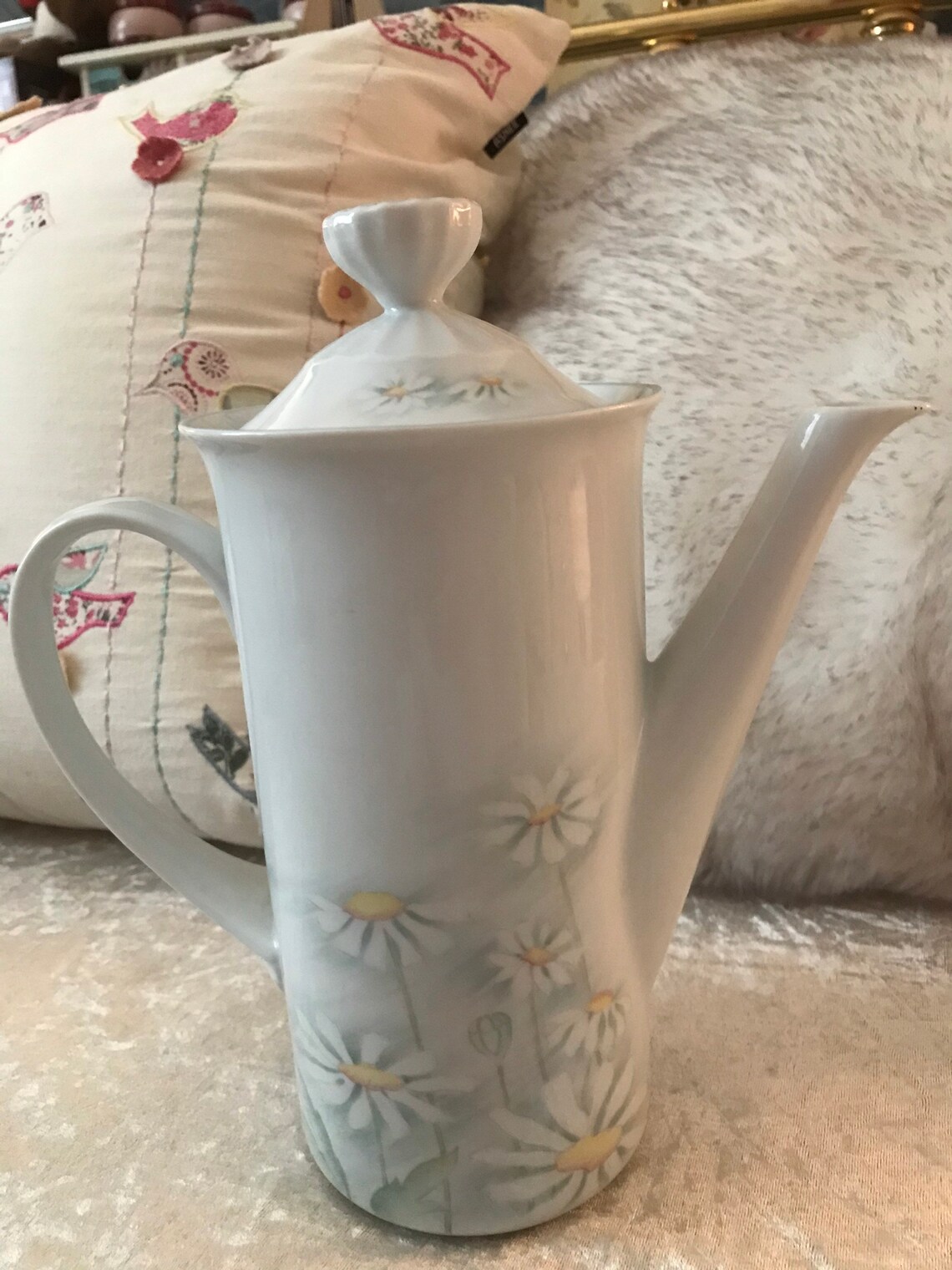 Exquisite Denby Handcrafted Fine Porcelain Coffee Pot in Etsy