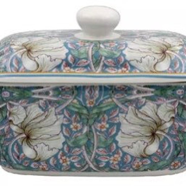 Potter's Studio Hedgehog Butter Dish With Lid – Vintage Ceramic, Glossy Finish, Multicolor
