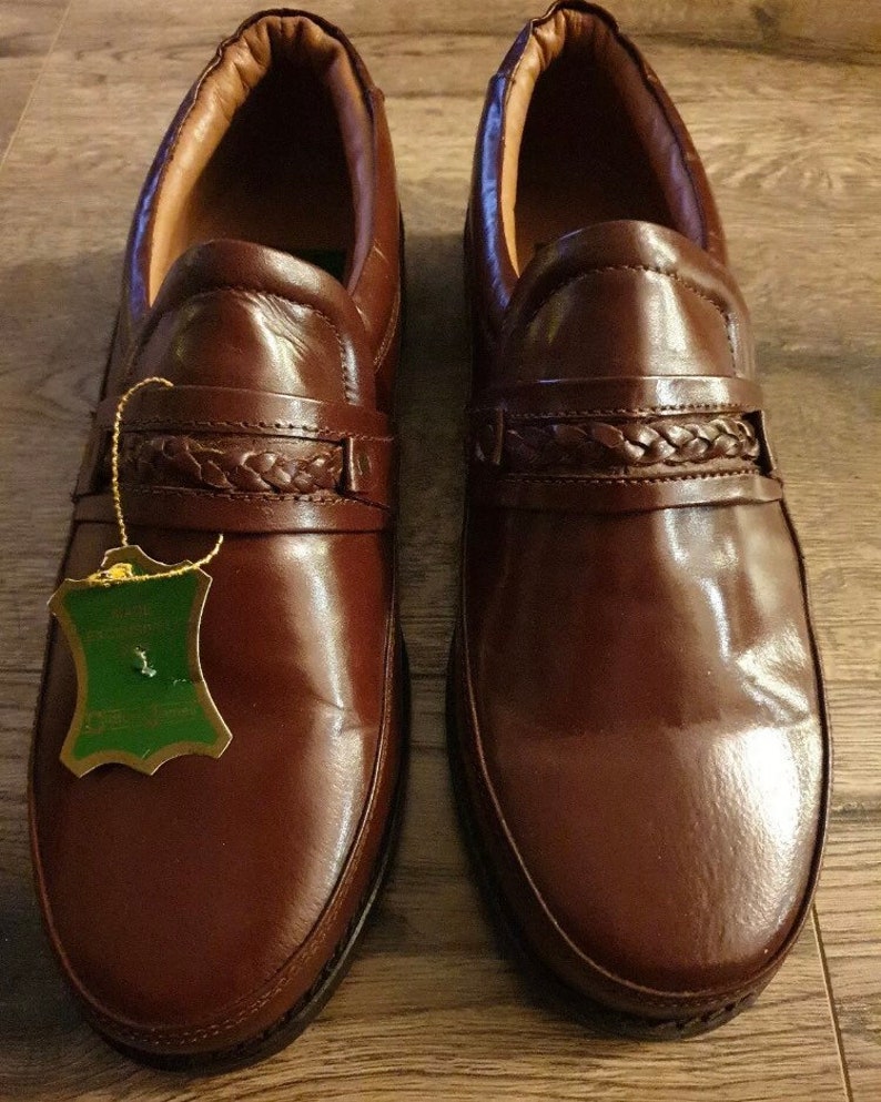 Handsome Pair of Mens Brown Leather clifford James Slipon Etsy