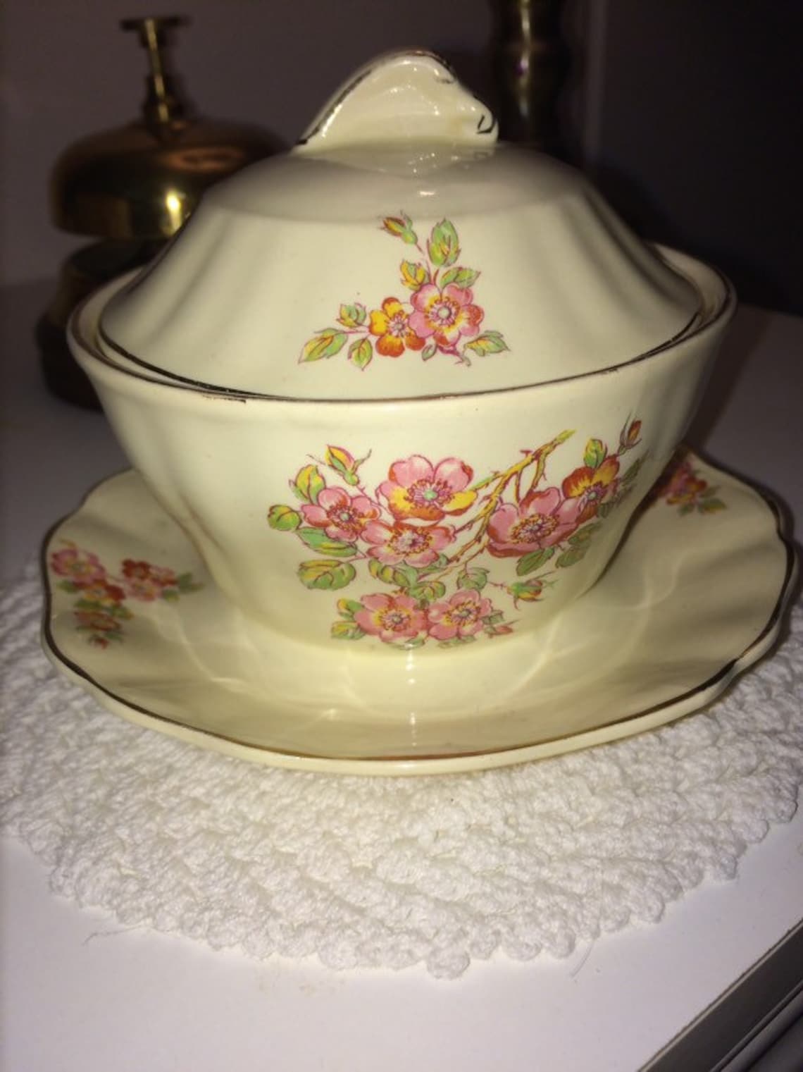 J&G Meakin Sunshine REG SOL 391413 Covered Sugar Bowl. Etsy Australia