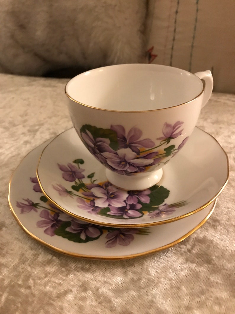 Delightful English Bone China Vintage Gainsborough Tea Set Etsy