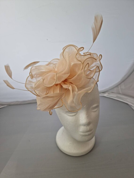 Champagne Colour Fascinator Hatinator 