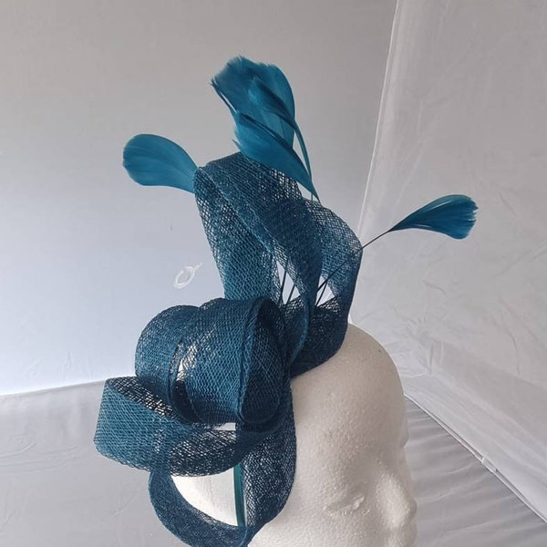 Teal Fascinator - Etsy
