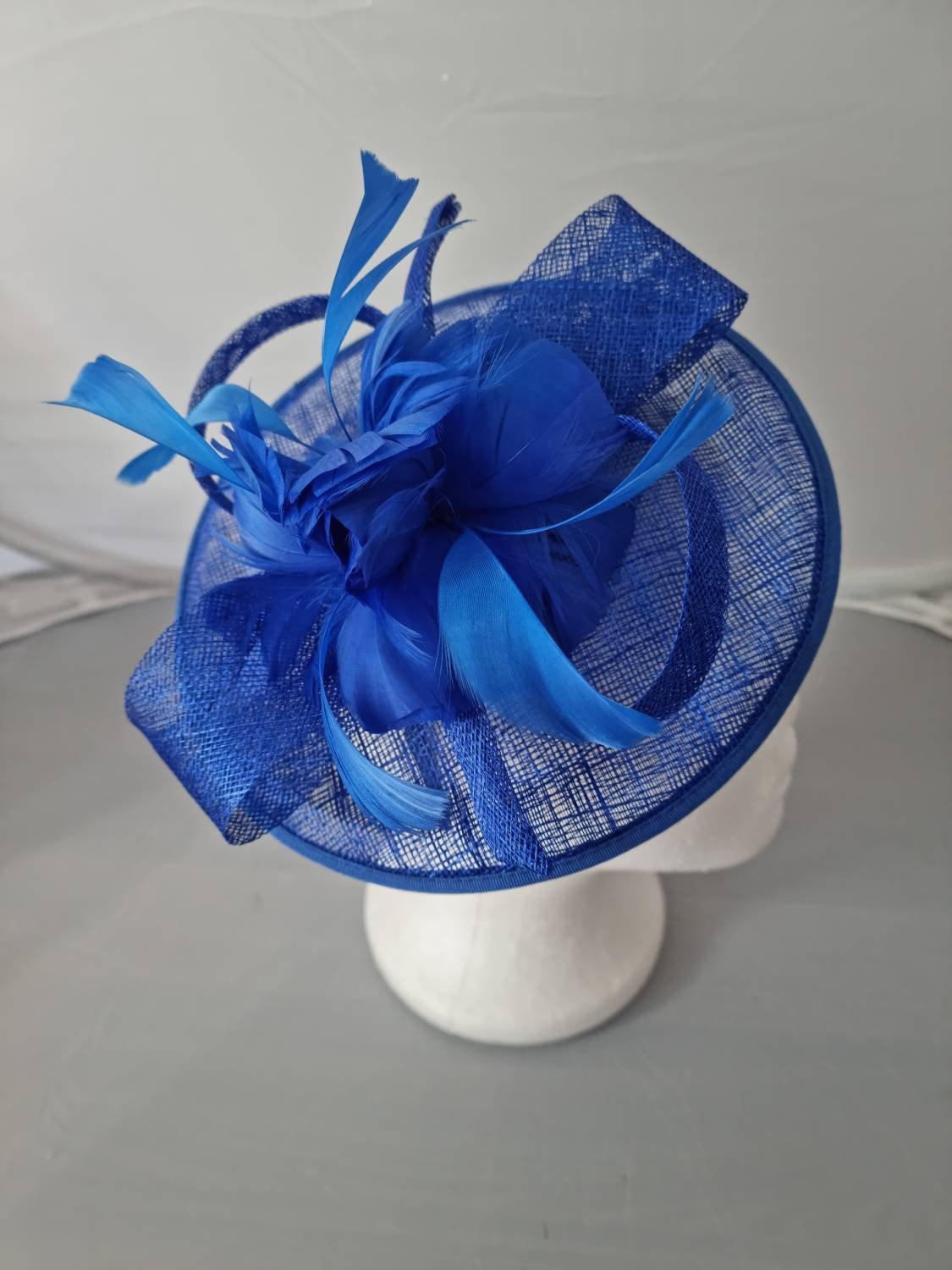 New Royal Blue Fascinator Hatinator 
