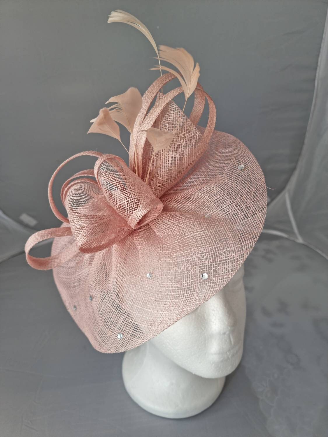 Baby Pink Fascinator Hatinator 