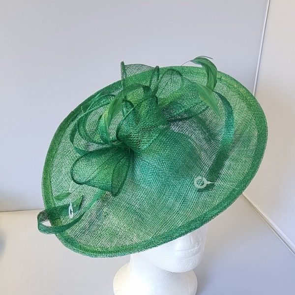 Fascinator (chapeau Cocktail) Gris - Neuf Sans étiquette - Accessoire Pour Mariage, Courses