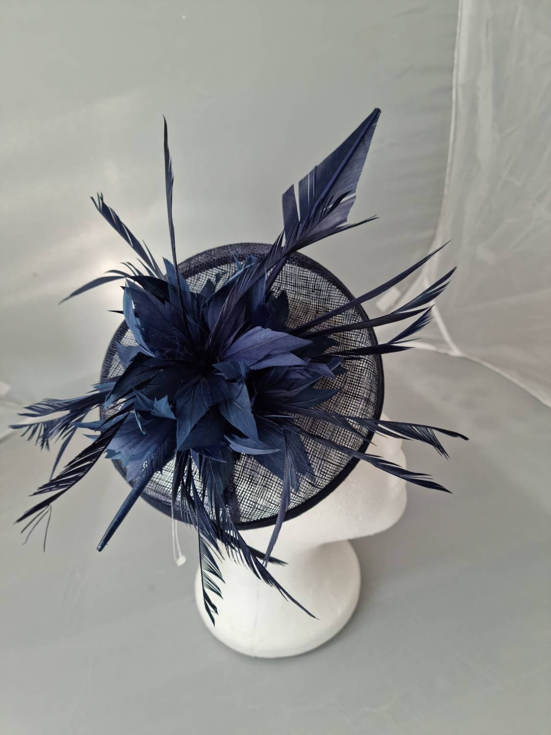 Navy Blue Fascinator Hatinator With 