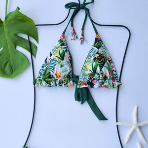 Triangle top, Reversible Bikini top, Ruffle top, Siena swimsuit top,