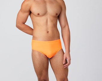 Mens swimsuit, Brief swimsuit, Solid colors