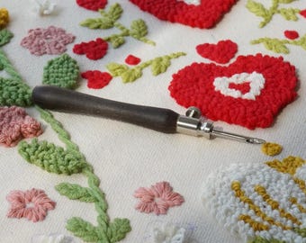 Lavor adjustable (1-3 mm) / punch needle tool / needle punch tool / rug hooking punch needle / adjustable punch needle / portugal needle