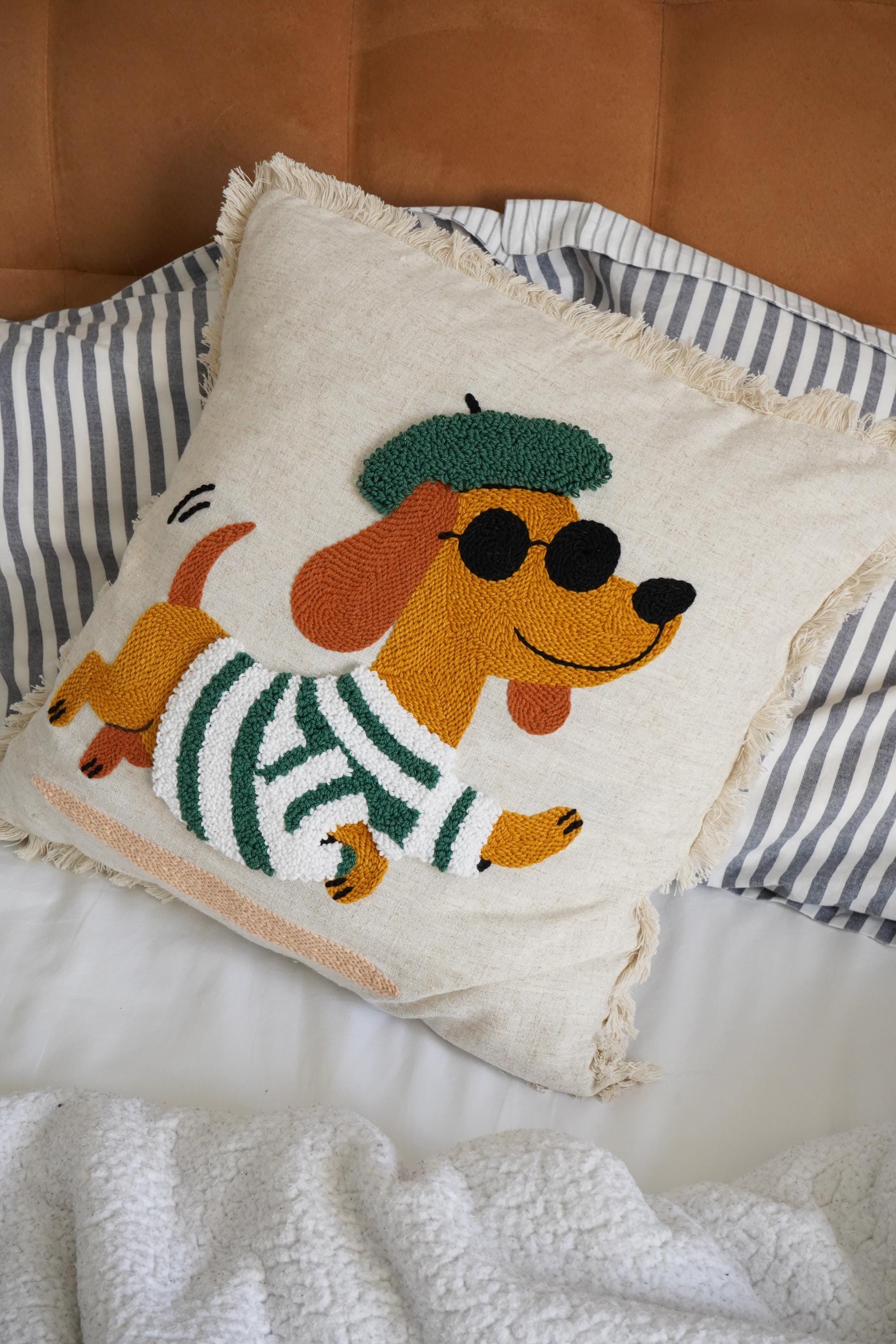 Punch Needle Digital Embroidery Pattern Template, Dog Dachshund PDF ...