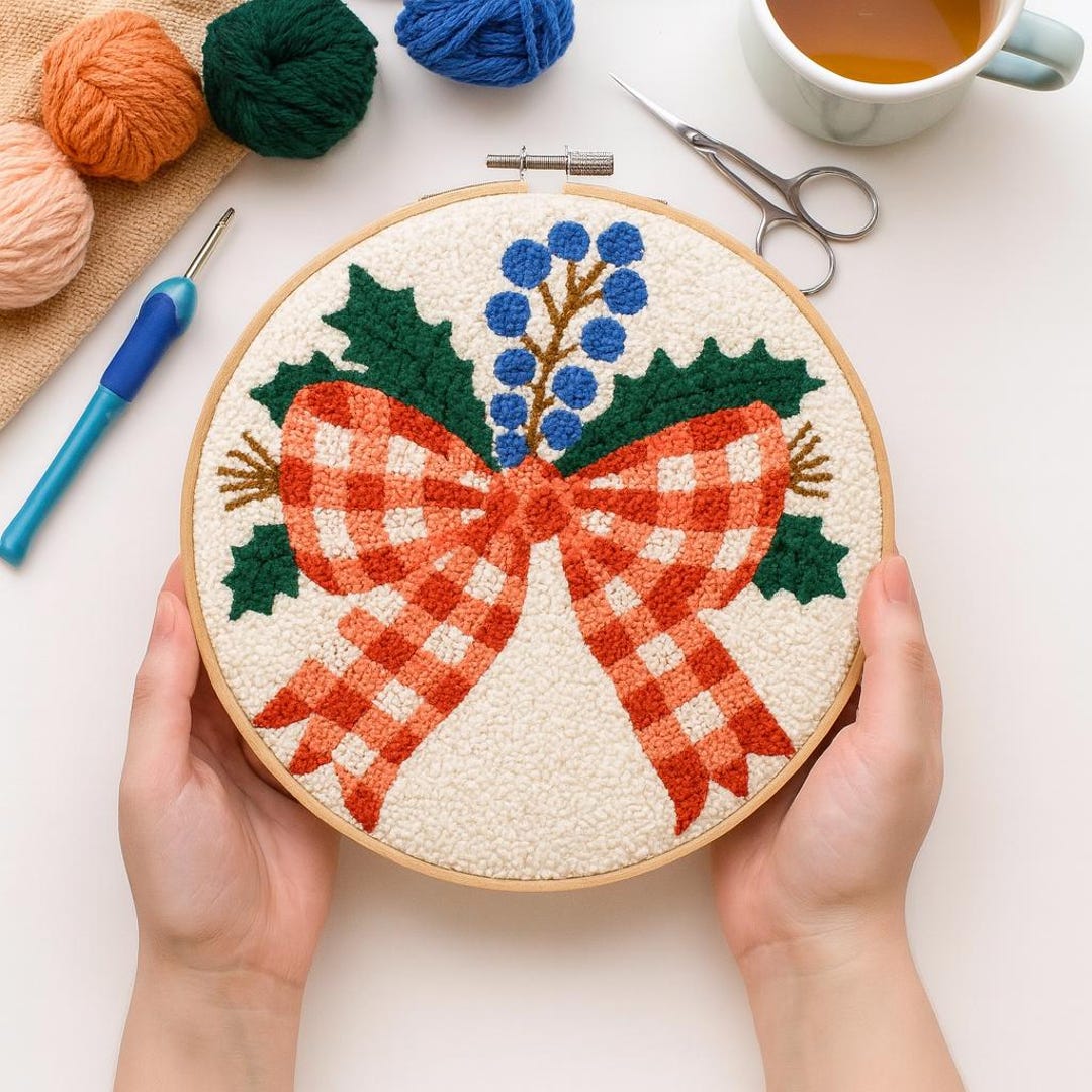 Christmas Punch Needle Printable Pattern for Beginners / Instant ...