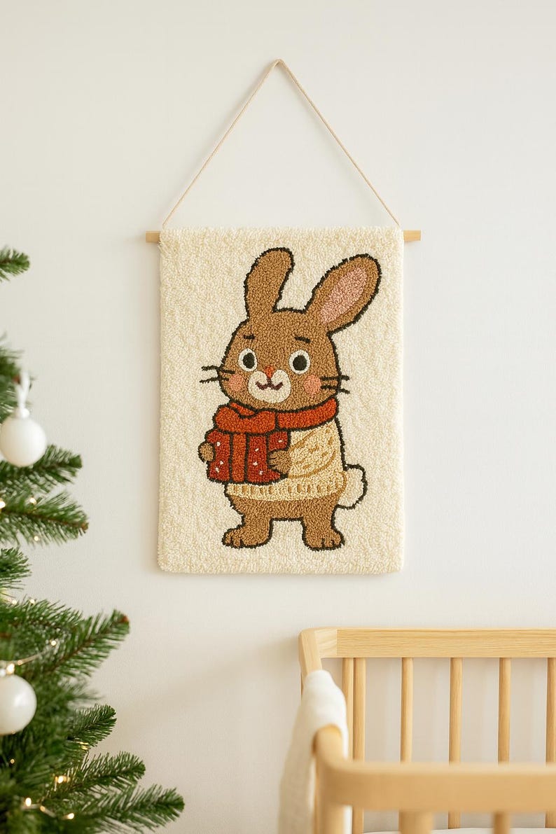 Christmas Punch Needle Printable Pattern for Beginners / Instant ...