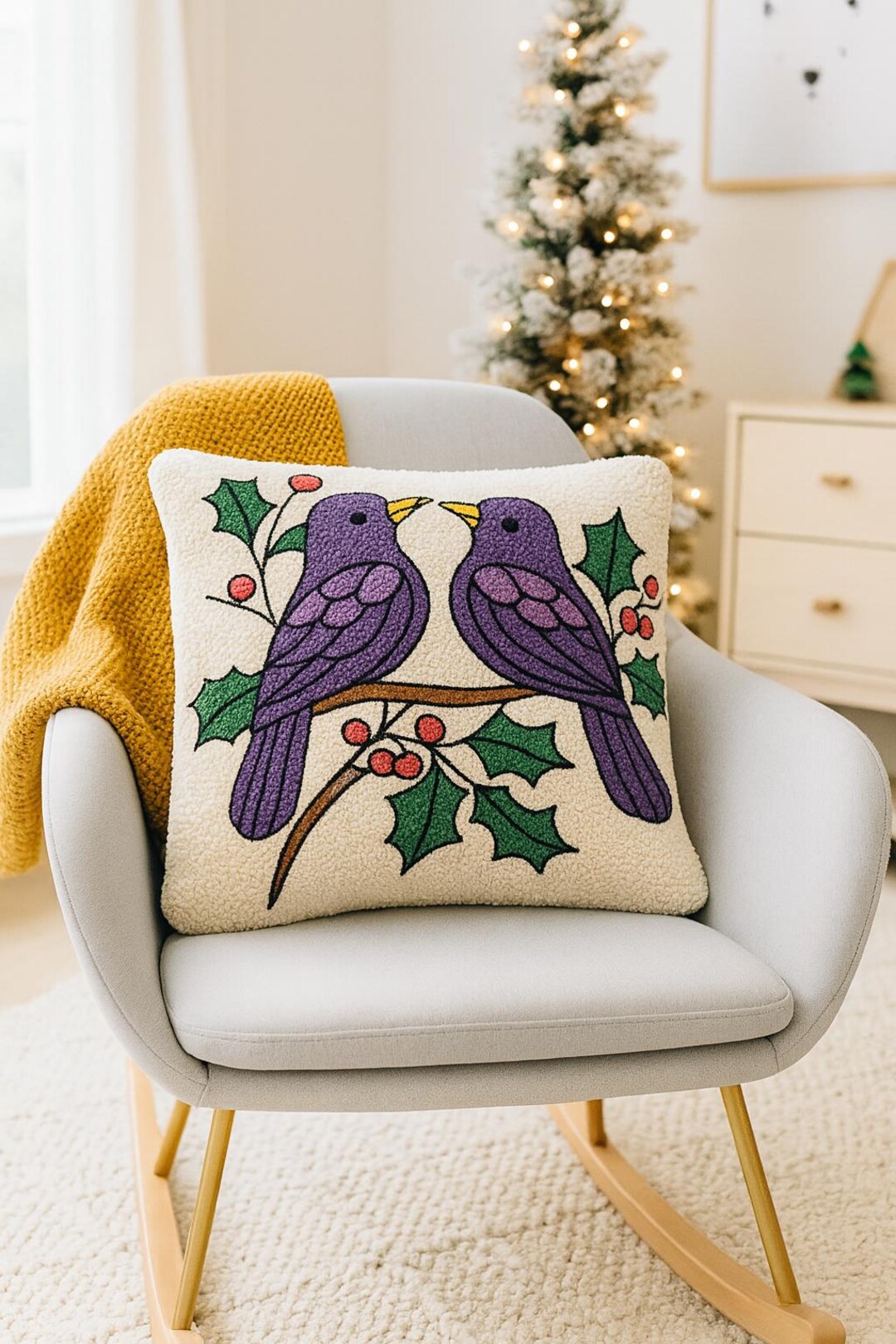 Christmas Punch Needle Printable Pattern for Beginners / Instant ...