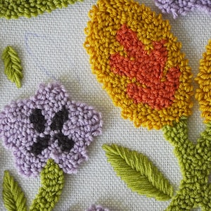 Punch Needle Fabric / 100% Cotton Cloth for punch needle / embroidery cloth similar as monks cloth