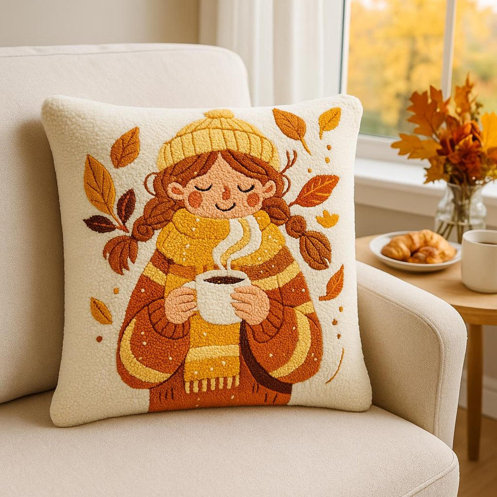 Fall Punch Needle Printable Pattern for Beginners / Instant Download ...