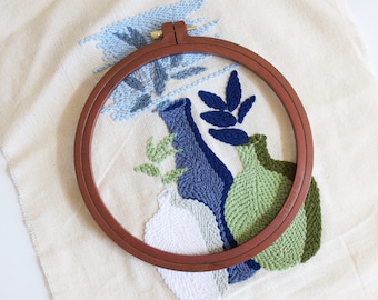 Punchneedle frame / Embroidery frame / cross stitch frame / embroidery hoop frame 7 inch