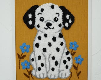 Tapestry Wall Hanging / textile wall art / nursery decor Dalmatian