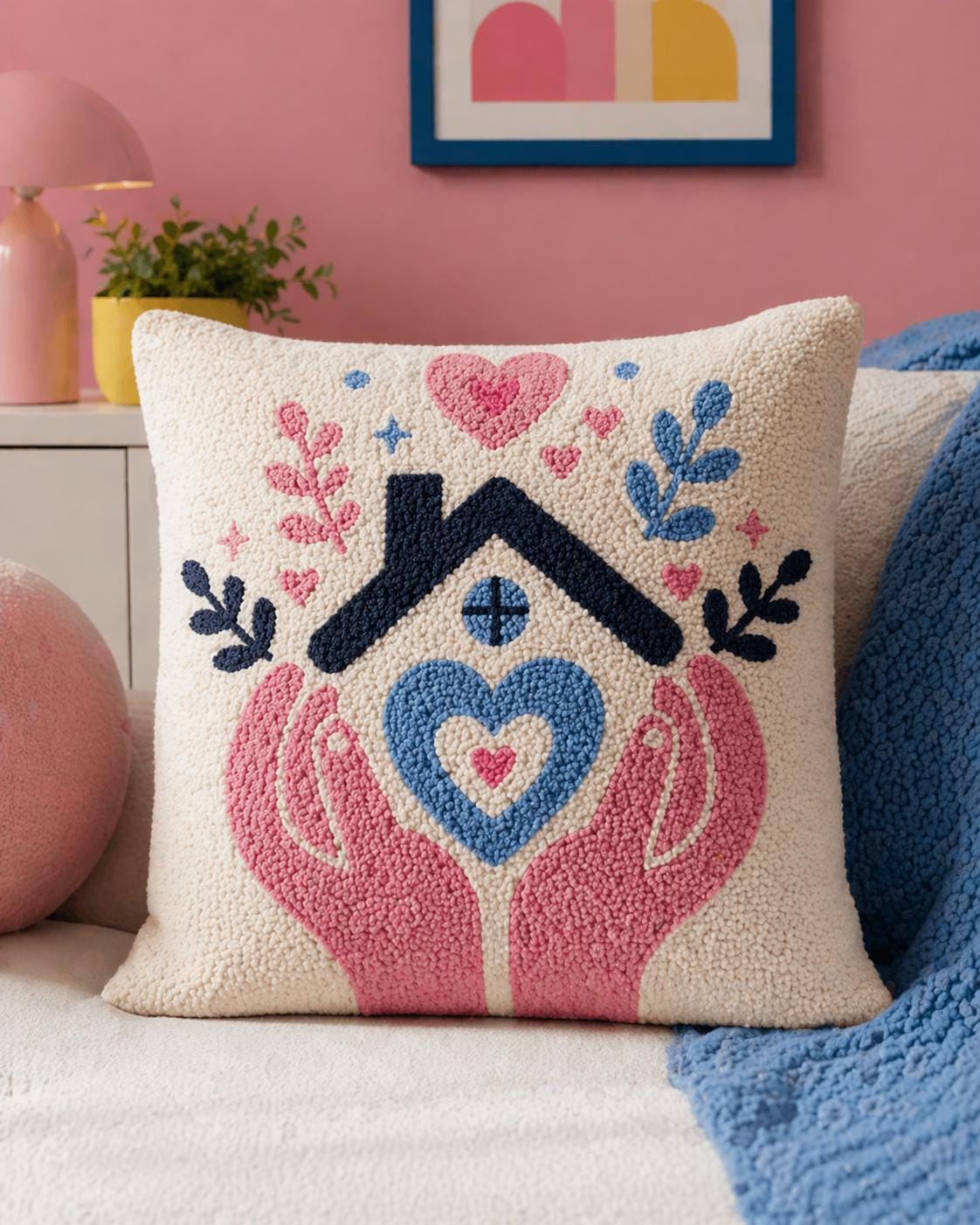 Coping House Pattern DIY Punch Needle House Pattern / Digital Download File How to / Instant ...