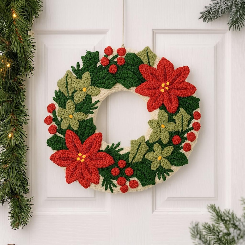 Christmas Punch Needle Printable Pattern for Beginners / Instant ...