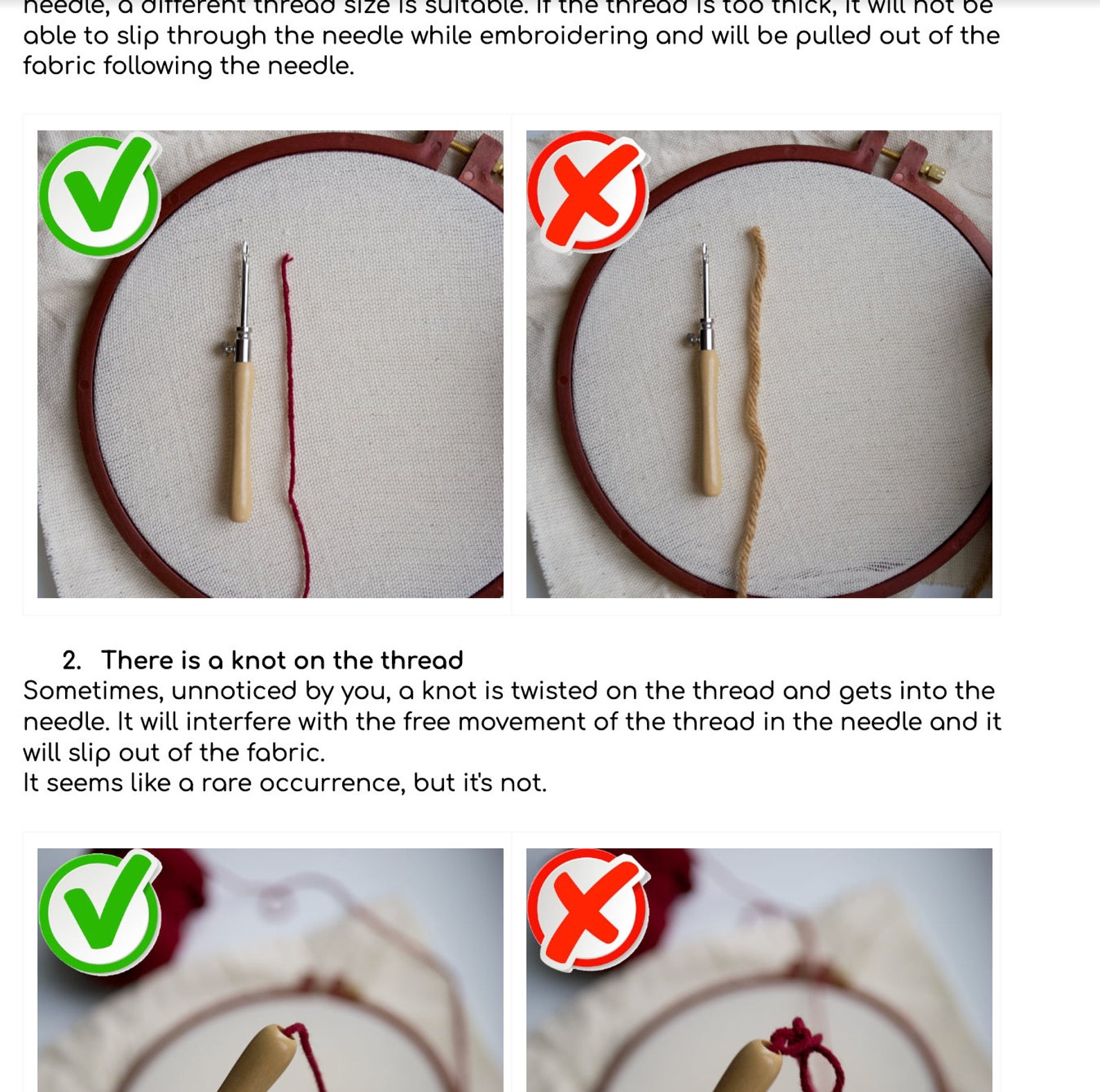 Beginner's Guide to Punch Needle Embroidery, Instruction PDF With ...