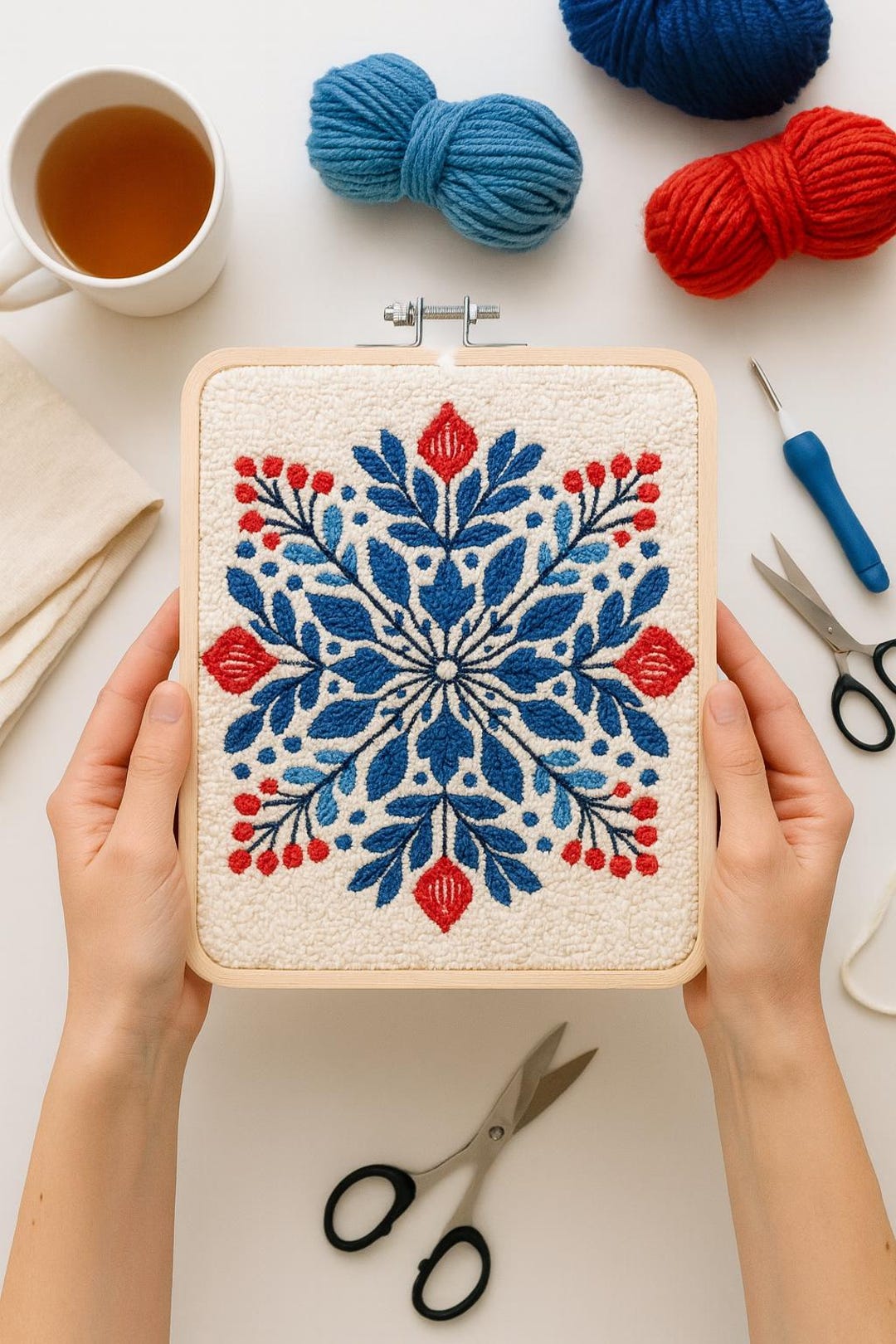 Christmas Punch Needle Printable Pattern for Beginners / Instant ...