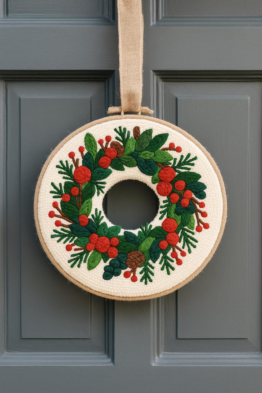 Christmas Punch Needle Printable Pattern for Beginners / Instant ...