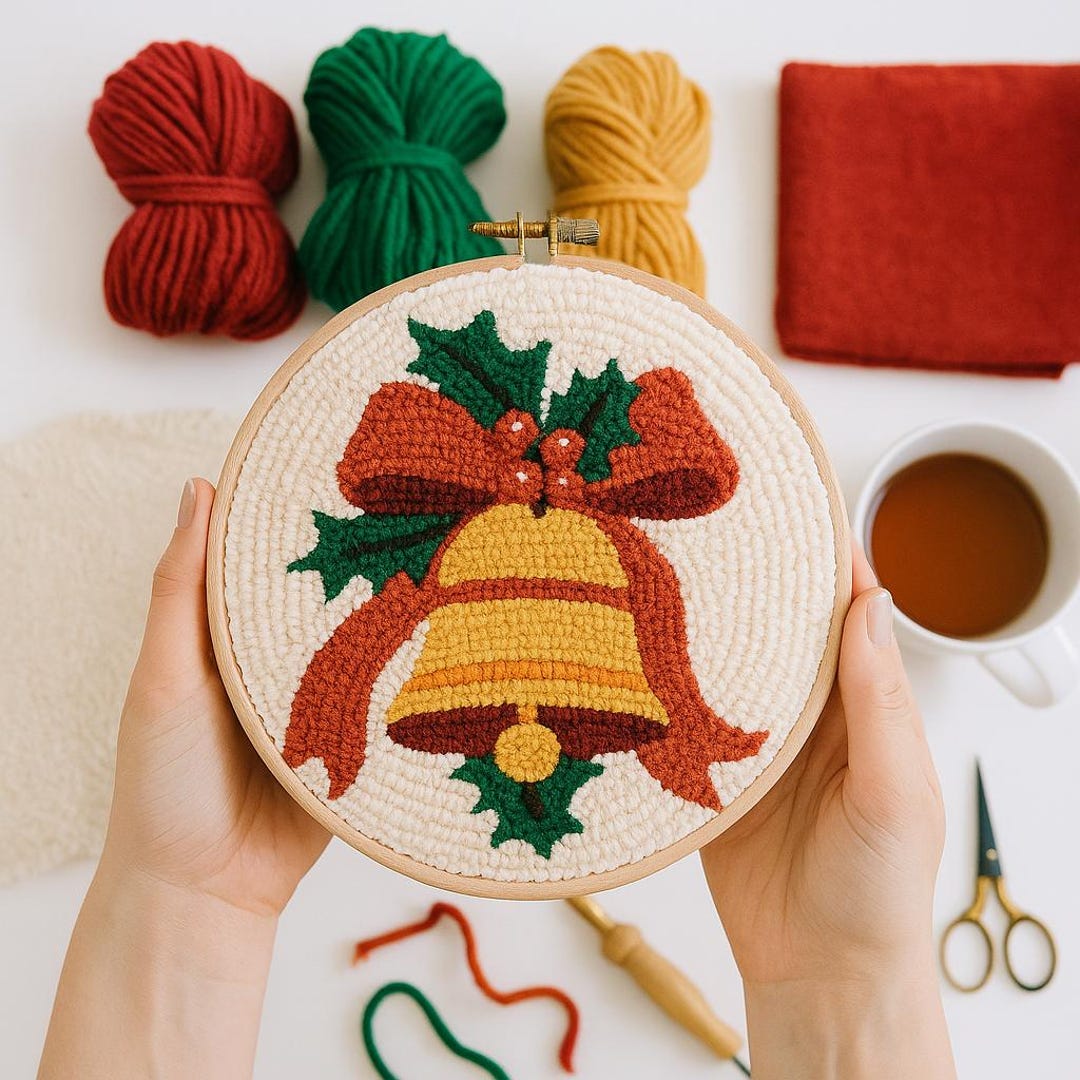 Christmas Punch Needle Printable Pattern for Beginners / Instant ...