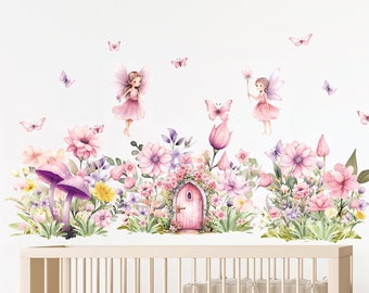 Fairy Nursery Wall Decal, Princess Wall Decor, Baby girl room decor, Unicorn wall sticker