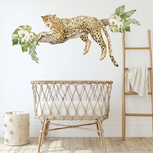 Leopard Wall Decal Etsy