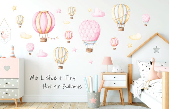 Hot Air Balloon Nursery Wall Sticker Ws-46858 Avery Hot Air Balloon Nursery Wall Sticker Ws-46858 Avery