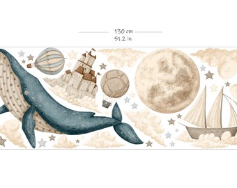 Balloon Wall Decals For Kids Rooms Wondever Watercolor Hot Air Balloon Wall Stickers - Peel & Stick Nursery Decor Balloons Wall Decal