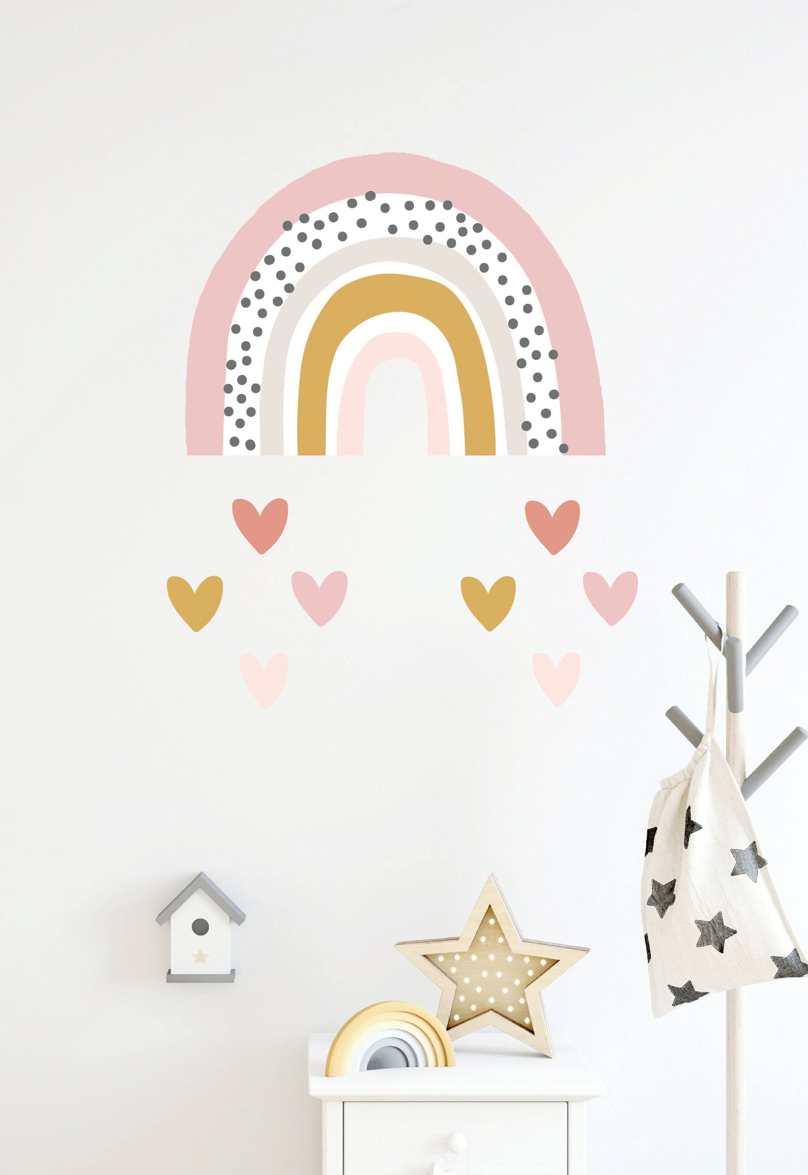 Rainbow wall decal rainbow wall stickers large rainbow wall Etsy