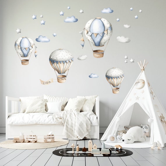 Air balloon wall stickers sales