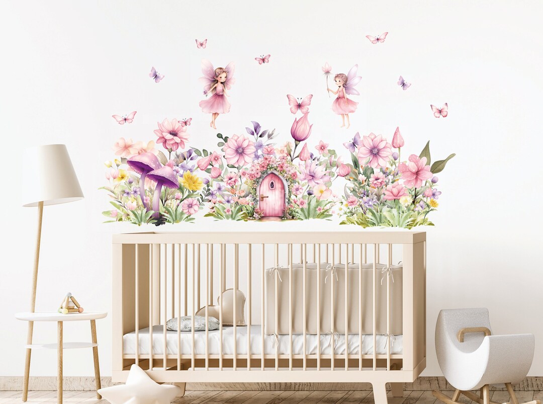 Fairy Nursery Wall Decal, Princess Wall Decor, Baby Girl Room Decor