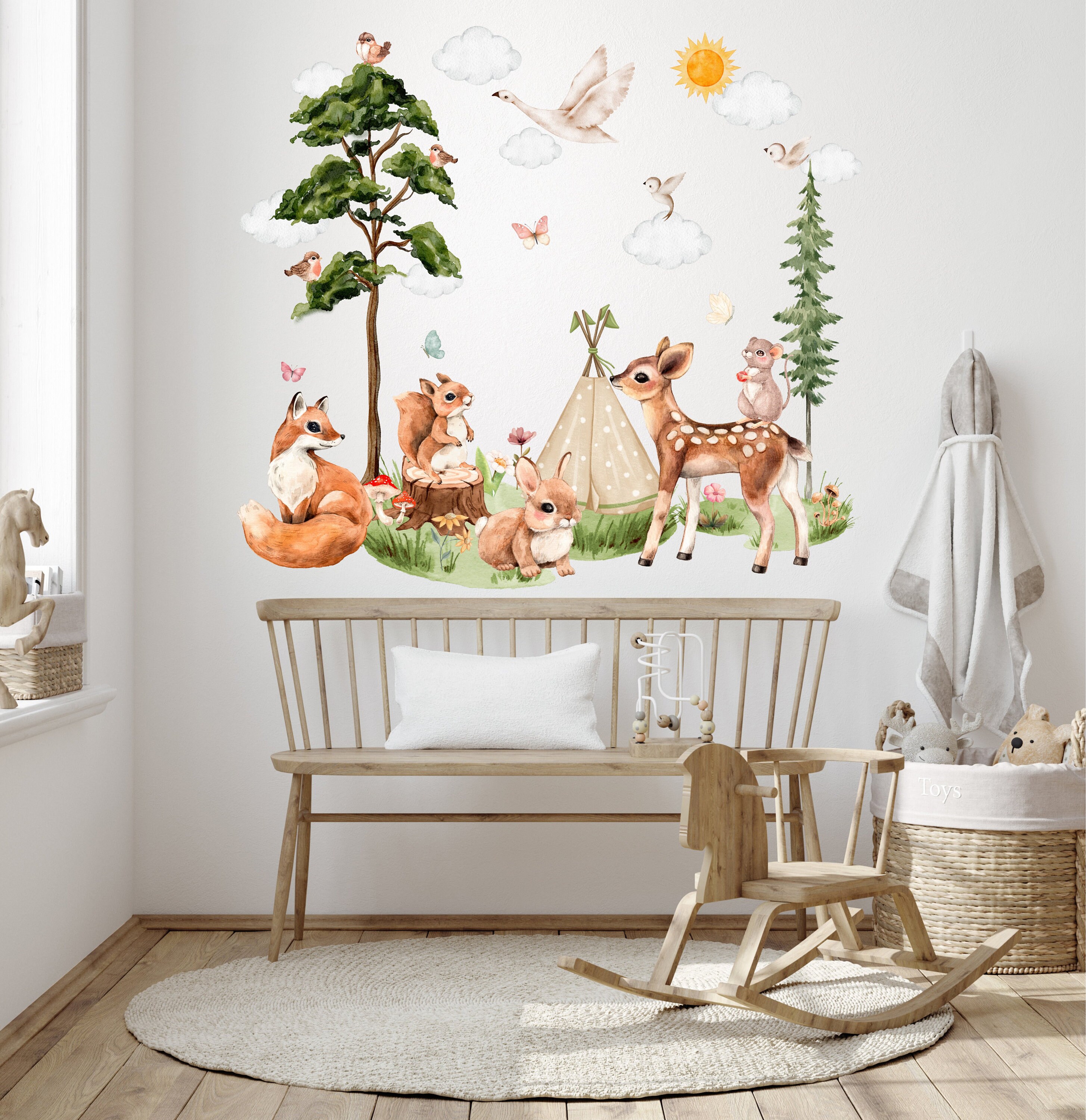 RoyoLam Lifelike Panther Wall Decal – Removable Nursery Animal Sticker, 35.4x11.8 Inch - View #2