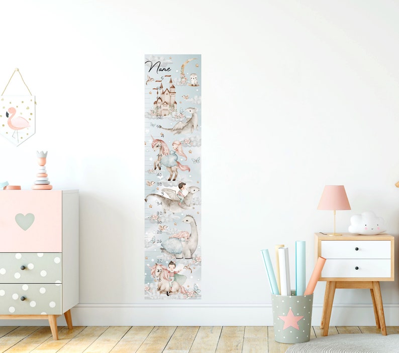 Fairy Nursery Wall Decal, Unicorn Wall Sticker, Princess Wall Decor ...