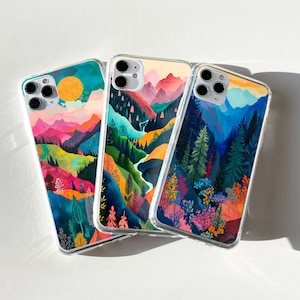 Funda para teléfono Mountains Fine Art, compatible con iPhone 17, 16, 15, 14, 13, 12 Pro Max, Xr, Xs, Google Pixel 10 Pro XL, 9, 8, 7, 6, Samsung S25, S24 FE
