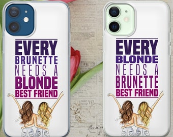 Matching Phone Case bff Best friend Cover fit for iPhone 13, 12 Mini, 11  Pro Max, XR, XS, 8+, 7, Samsung S21 Fe, S22, S21, A72, A13, A53
