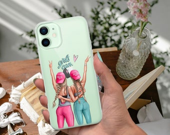 Best Friend Phone Case, Bff Cover Fit for iPhone 17 16 15 14 13 12
