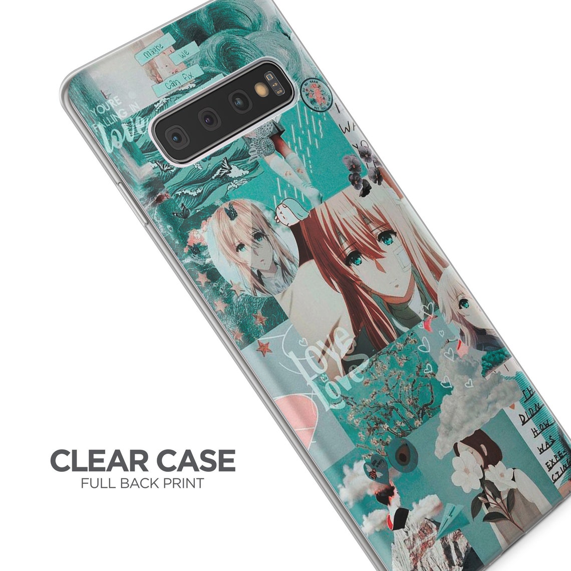 Anime Phone Case for Samsung S21 S10 Kawai cover S20 Note Etsy